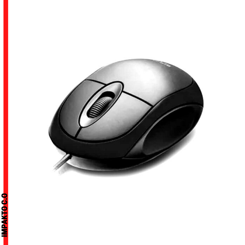 Mouse Com Fio USB Óptico MO300 Multilaser Full Black Preto